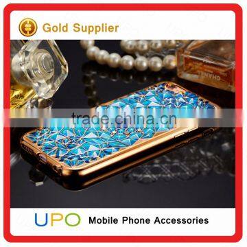 [UPO] New Arrival Luxury Diamond Rhinestone Electroplate Cell Phone TPU Case for IPhone 7 Back Cover photo-3