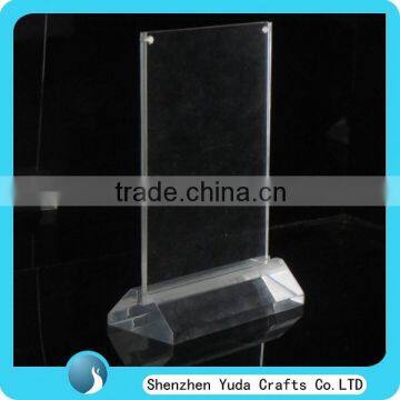 Manufurer Sale Insert A4 Poster Sign Holder, Clear Acrylic Menu Holders for Sale, Magnetic Sign Holder