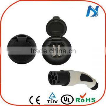 type 2 charging female socket plug iec 62196 32a ev charging plug