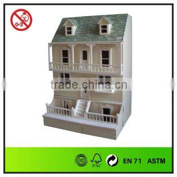 Classic large villa dolls houses wooden