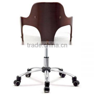 HOT Fashion WorkWell Executive Computer Desk Office Chair With Bent Wood Frame photo-3