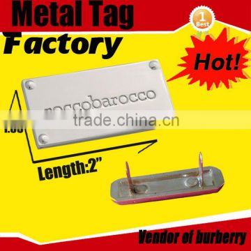 Europe Regional Feature and Nameplate Product Type metal label for handbag