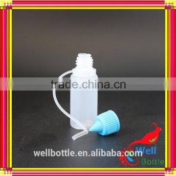 PET bottles with needle cap bottle cap with plastic needle tip dropper bottle