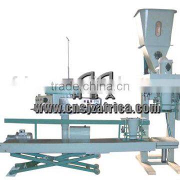 Labor saving packing machine for grain and flour