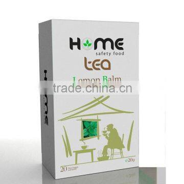 Natural Herbal Lemon Balm Tea Home. Private Label Available. Made in EU.