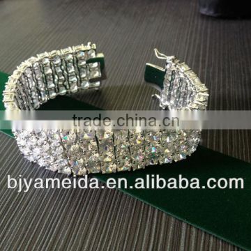 AAA cubic zirconia white stone Fine wedding souvenir bracelets