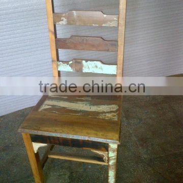 VINTAGE RECYCLE WOOD INDOOR CHAIR