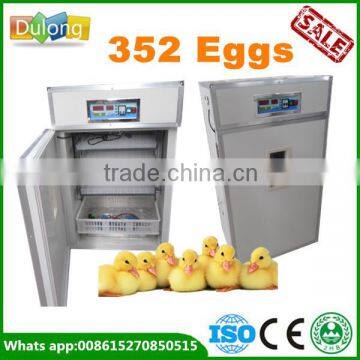 2014 Hold 352 eggs fully automatic best price quail egg incubator