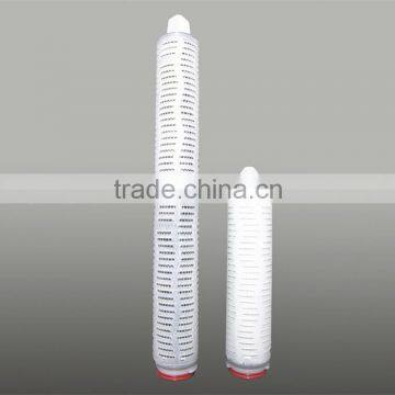 Hydrophilic Hydrophobic 10 inch pleated filter cartridge