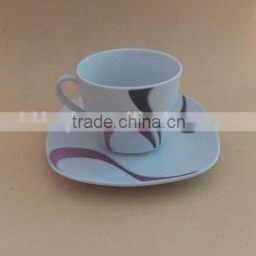 Fashion Design Coffee and Tea Set Fine Porcelain Cups and Saucers Sets photo-3