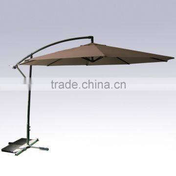 Outdoor metal cantilever sun garden line parasol umbrella