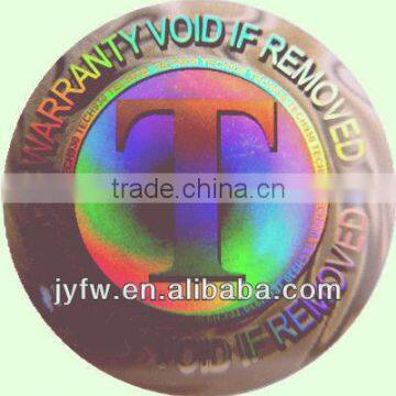 Security VOID hologram label