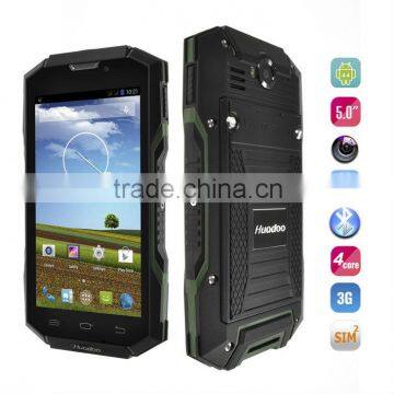 5.0 inch android 4.4 waterproof phone huadoo v4