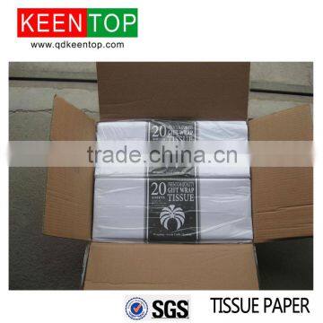 dyeing color tissue paper for gift packing with free sample supplier