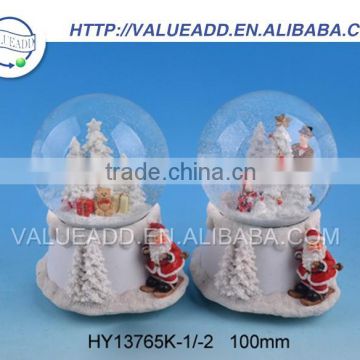 Competitive price XMAS polyresin hanging snow globe lights manufacturers in china