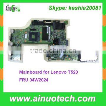 100% Brand New Laptop Mainboard for Lenovo T520 Laptop Motherboard FRU 04W2024 System Board CPU I7-3520UMA