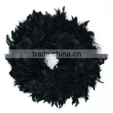 Chandelle Wreath on Foam Base, Black Wreath