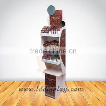 Custom Cardboard Cosmetic Product Display Cabinet / Cosmetic Display Counter