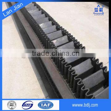 heavy load corrugated cleated sidewall rubber conveyor belt cheap price