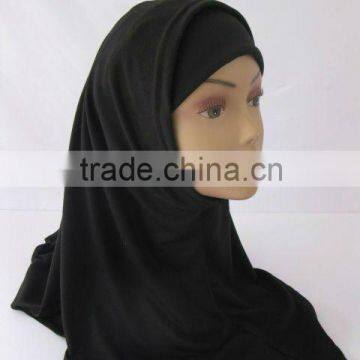Two pieces hijab, arabic wear solid color G-SD163#