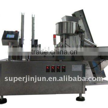 Aluminum foil cap lining machine