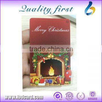 Creative Cards For Christmas Greeting Gift PVC Card