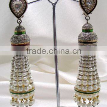 Long Antique Tassel Earrings