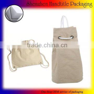 new fashion factory wholesale mini drawstring canvas bag