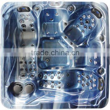 latest design luxury outdoor massage whirlpool bathtub with 100Jets