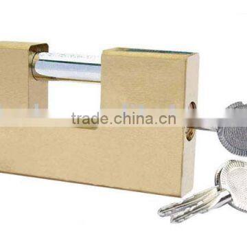 BRASS BLOCK LOCK(cross key)