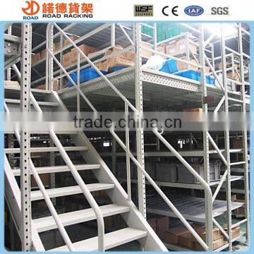 Stable steel structure mezzanine rack