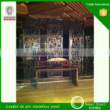 China Top Ten Selling Products Stainless Steel Screen for Hotel/ Living Room Decoration