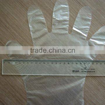 PE Disposable Transparent Gloves For Food Grade and Salon Grade