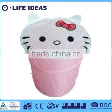 kids pop up cartoon hello kitty laundry storage hamper folding