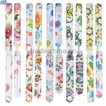 High Quality Printed Colors Silicone Watch Band Strap Bracelet For Fitbit Alta Tracker Watch Accessories