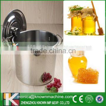 stainless steel honey tank with plastic honey gate valve