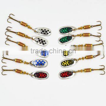 Wholesale 2016 hot sale Mepps Agalia Spoon spinner size from 1-5 fishing lure