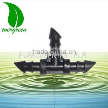 Agriculture Irrigation 4mm Hose Connectors Mini Barbed Tee