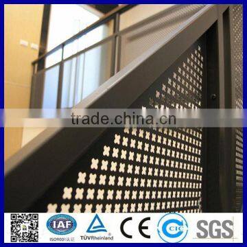 Perforated metal ceiling