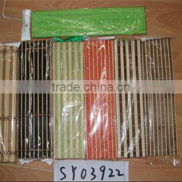 FD-150731 Natural bamboo cane mats/ bamboo tea mat/ natural rush mats