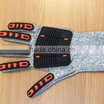 Cut Level 5 Sandy Nitrile TBR on Back Anti Impact Glove photo-3