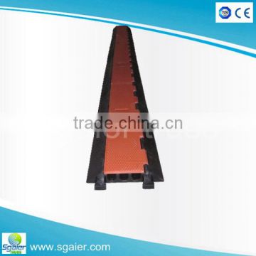 3 channels rubber Cable Protector Ramp factory selling