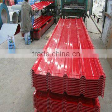 color glazed roof steel tile