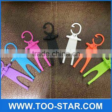 Flexible Silicone Mobile Hook Multifunction Human Shape Hanger Anti-slip Cell Phone Holder