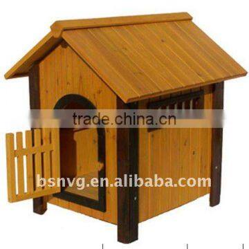 Wooden Fashion Dog House With Door