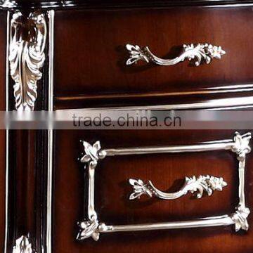 Luxury American Style Office Desk, Royal Palace Study Room Furniture, Wooden Hand Carved Writing Desk (BF01-ML016) photo-5