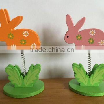 New Easter Gifts Wooden Craft Card Holder,office Decoration Home Decoration photo-3