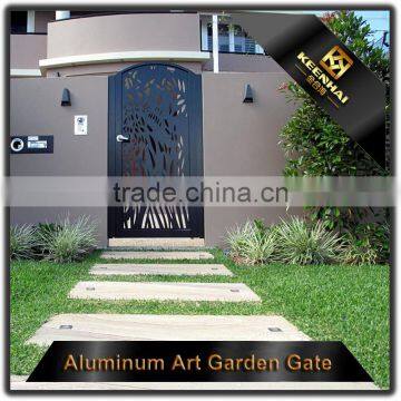 Modern Laser Cut Design Aluminum Exterior Villa Door photo-5