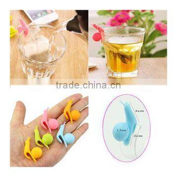 2016 New Funny Snail Shape Silicone Clip Cup Tea Bag Holder photo-4