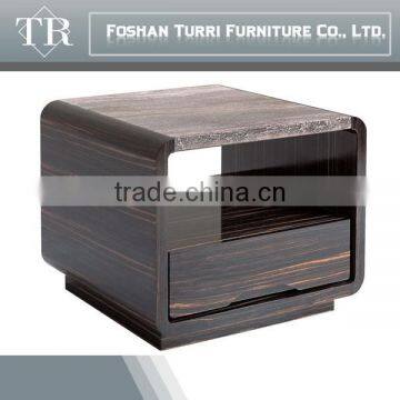 Modern Wooden MDF Base Travertine End Table photo-5
